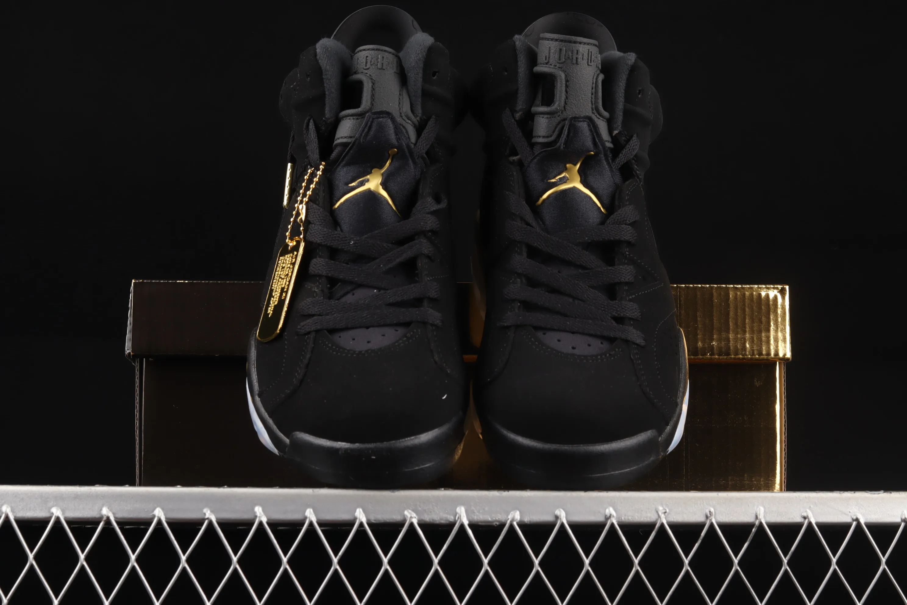All Categories Air Jordan Jordan Series Basketball Shoes Air Jordan 6 Air Jordan 6 "DMP" AJ6 Joe 6 Black Gold Men's Cultural Basketball Shoes CT4954-007